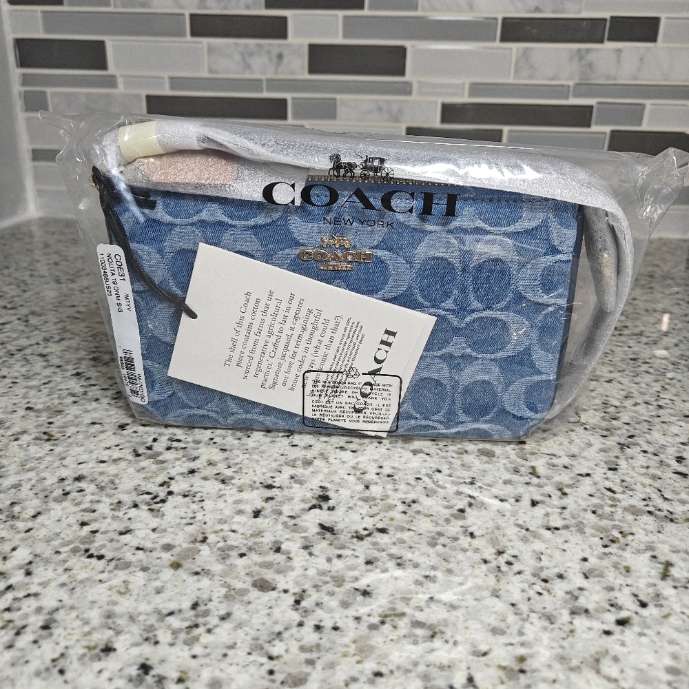 Coach Nolita 19 In Signature Denim